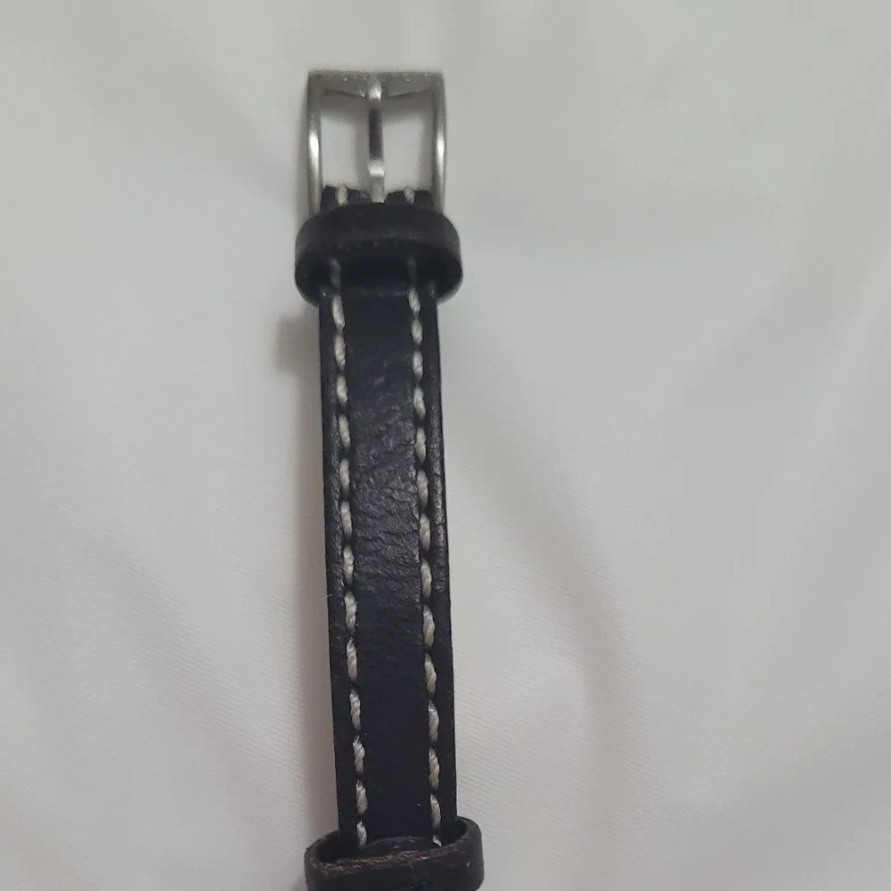 Silver Watch Michael Kors Black Band Ladies Vintage